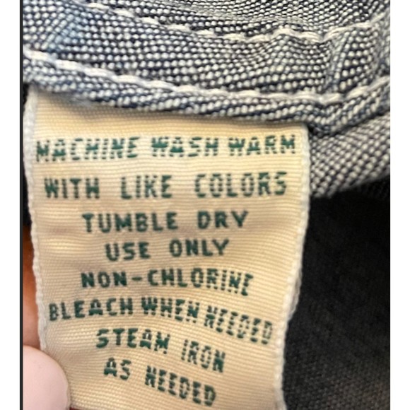 St. John's Bay Thick Stretchy Button Down Denim Shirt/Shacket- Sz MT - Picture 13 of 13